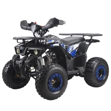 Квадроцикл HB-EATV1450H-2-4(MP3) V2 черно-синий с надувными колесами